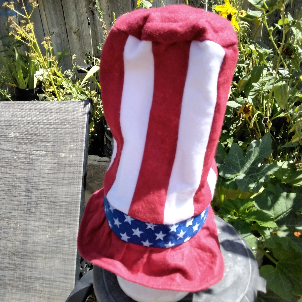 Americn flag felt tophat
